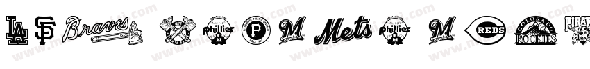 MLB Astros Regul字体转换